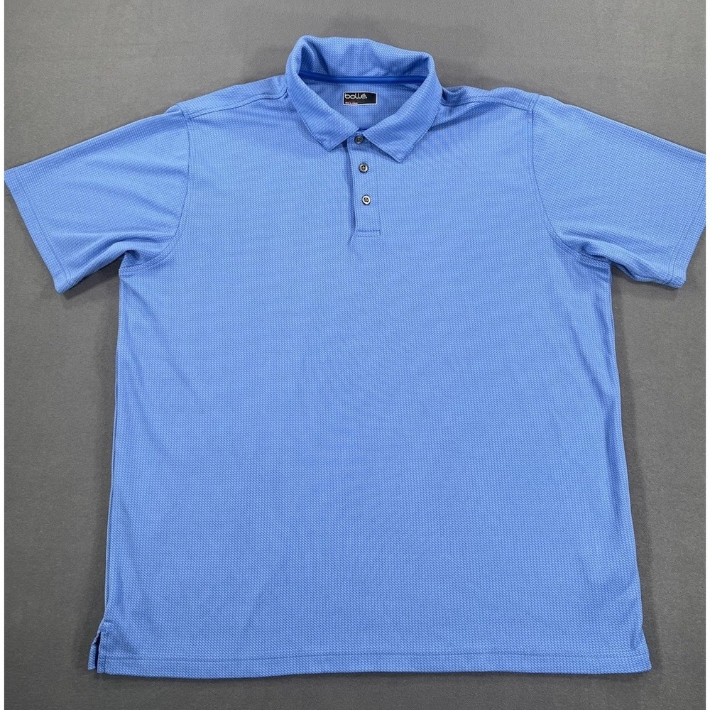Bollé Performance style Blue Activewear Men's XL Short Sleeve Golf Polo Shirt
